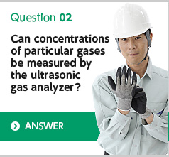 Can concentrations of particular gases be measured by the ul